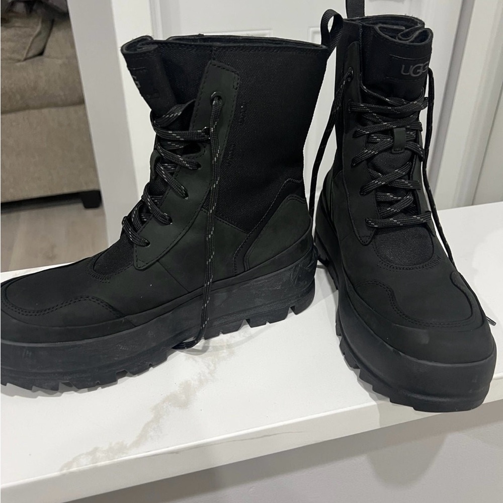 UGG Black Combat Boots